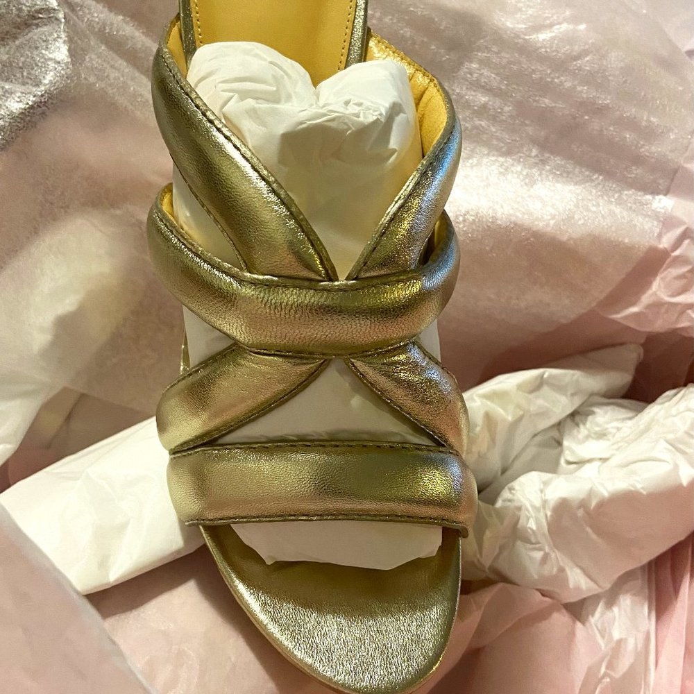 ALEXANDRE BIRMAN Camille Leather Mule Sandals